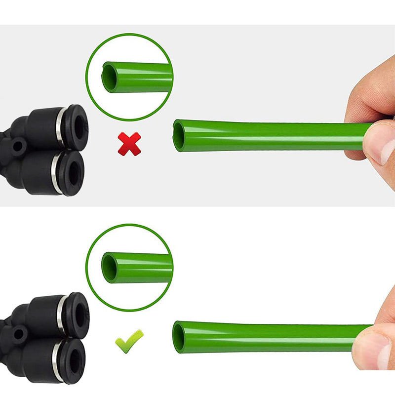 [Australia - AusPower] - Utah Pneumatic push to connect air fittings Tube y splitter 3/8 od Push Fit Fittings Tube Fittings air line push connectors 10 pack (y spliter 3/8) 3/8" Splitter Union 
