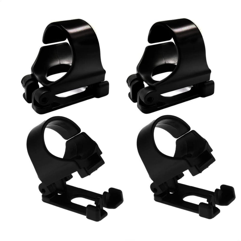 [Australia - AusPower] - 8 Pack Scuba Dive Universal Plastic Clip Snorkel Keeper Tube Holder, Scuba Diving Dive Snorkeling Silicone Snorkel Mask Strap Keeper Holder Clip Retainer Attachment Gear Spare Part Accessories 