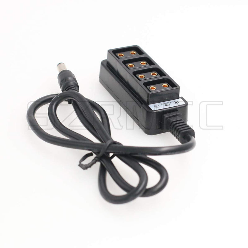 [Australia - AusPower] - SZRMCC for Tilta Gravity G Series DC 5.5x2.5mm to D tap fourway Splitter Power Out Cable for ARRI RED Camera Accessories Monitor 