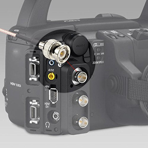 [Australia - AusPower] - Bingfu DIN 1.0/2.3 Male to BNC Male 75 Ohm Vedio SDI Cable 3 feet 1m for HD SDI 3G SDI Vedio Recorder Camera Assist Monitor Audio Gateway Hub Broadcast Router Frame Synchronizer Sync Converter 1m / 3.3 feet 
