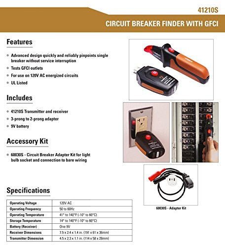 [Australia - AusPower] - Southwire Circuit Breaker, Finder 41210S 1 pack 