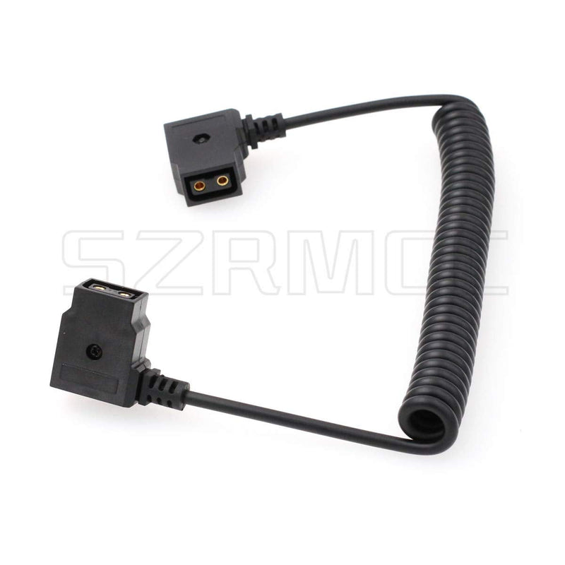 [Australia - AusPower] - SZRMCC D Tap Female to Female Extension Adapter Coiled Cable for Anton-Bauer IDX Battery to ARRI Red Camera Photography Devices 