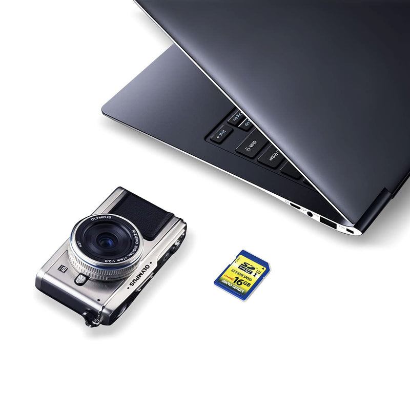 [Australia - AusPower] - 16GB Class 10 SDHC Flash Memory Card Full Size SD Card USH-I U1 Trail Camera Memory Card by Micro Center (5 Pack) 16GB x 5 