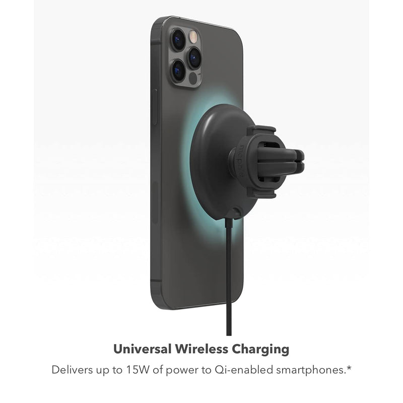 [Australia - AusPower] - mophie snap+ wireless vent mount - Magnetic, universal wireless charging car mount compatible with snap and MagSafe 