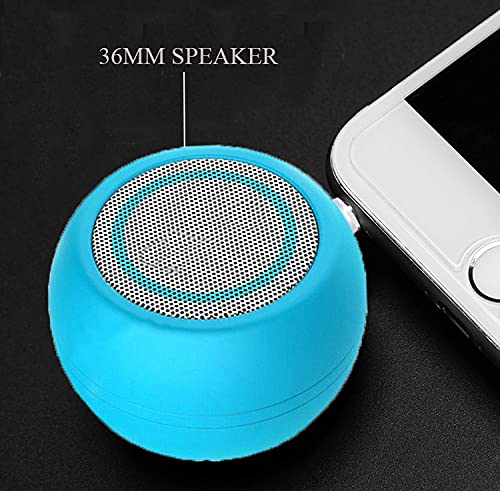 [Australia - AusPower] - I-VOM VOMAUXIN Portable Mini Speaker for iPhoneiPadiPodTablet, 3W Cellphone Speaker with 3.5mm Aux Input, Clear Loud Sound in Compact Golf Size Body (Blue) Rose Gold 