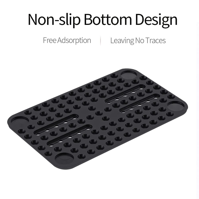 [Australia - AusPower] - Universal Silicone Car Phone Holder Pad Mat Dashboard Anti-Slip Stand Cell Phone Mount Holder Dash Width Adjustable for Any Smartphone iPhone GPS Table Holder 