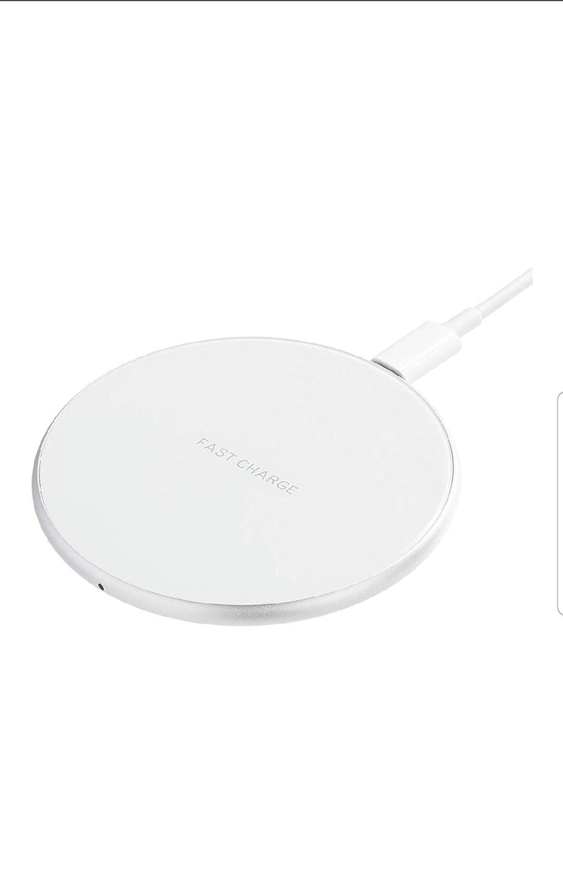 [Australia - AusPower] - K8 Round Qi Charging Ultra Slim Universal 10W Fast Wireless Phone Charger Pad, Compatible with Smartphones Airpods iPhone 11/11 pro/12/12 pro XS Max/XR/XS/X/ 8/8+pro Galaxy Note20/ 10/10+/8/8 S10/S10 