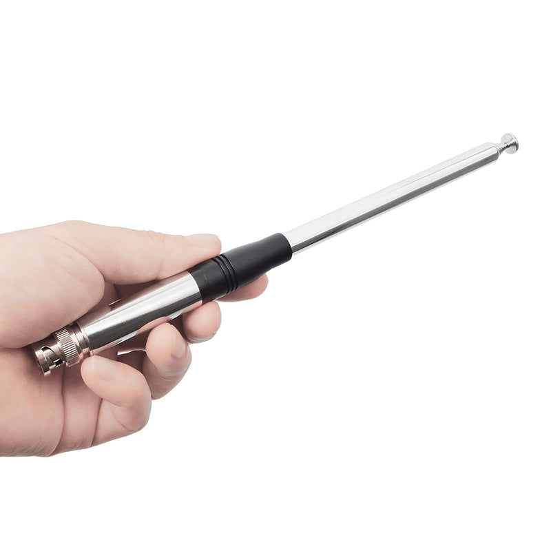[Australia - AusPower] - UAYESOK Telescopic 27MHz CB Antenna BNC Connector for Cobra HH50WXST HHRT50 C75WXST Midland 75-822 75-785 Uniden BC75XLT BC125AT PRO401HH Handheld Cb Radio Scanner 
