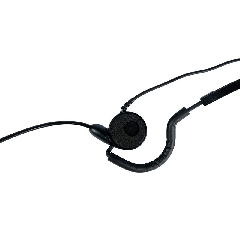 [Australia - AusPower] - Caroo Noise Canceling Behind The Head Headset with PTT Boom Mic 2 Pin Earpiece for Kenwood Baofeng UV-5R UV-82 BF-F8HP Two Way Radio Walkie Talkie 