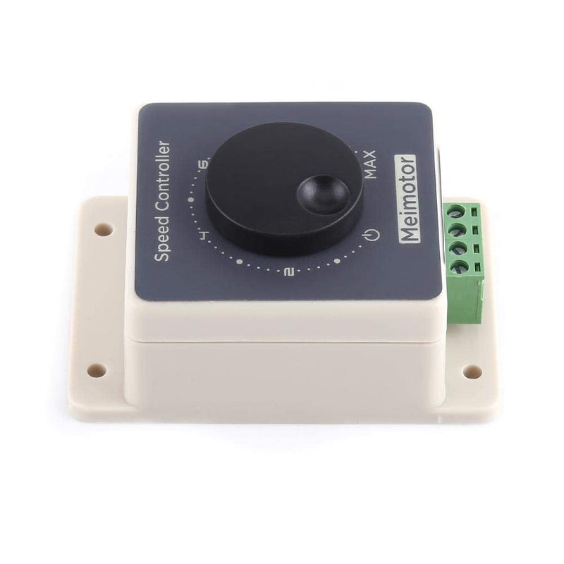 [Australia - AusPower] - PWM Motor Speed Controller Waterproof Shell DC 10-60V 20A Pulse Width Modulator Driver RC Controller Speed Regulator Rotary Switches 