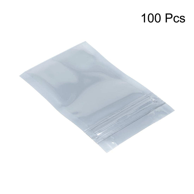 [Australia - AusPower] - uxcell Anti Static Resealable Shielding Bag, 60x90mm/2.5x3.5 inch, Protective Antistatic Bag, for Store HDD SSD RAM Laptop Hard Drives Memory Card, Electronic Devices, 100pcs 