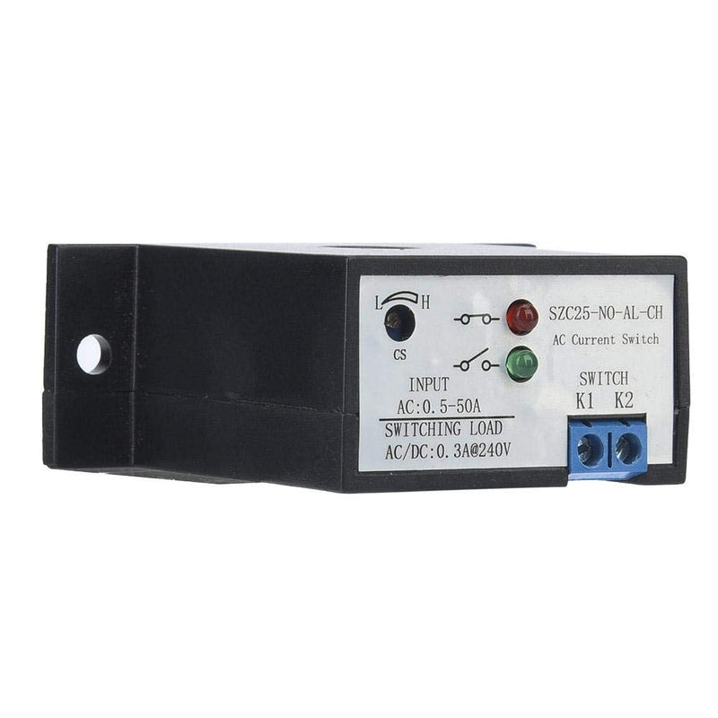 [Australia - AusPower] - FTVOGUE Current Sensing Switch, Normally Open Self-Powered Current Sensing Relay, AC 0.5-50A (SZC25-NO-AL-CH) 