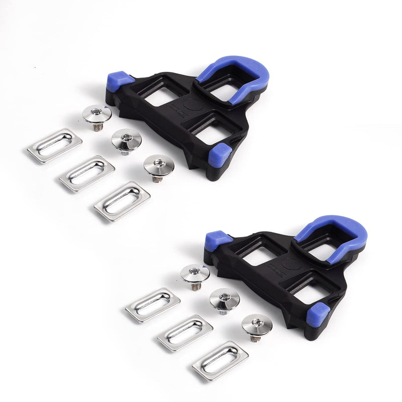 [Australia - AusPower] - Chooee Road Bike Cleats for Shimano SPD-SL SM-SH10 SM-SH11 SM-SH12 Cleats Speed-SL Bicycle Pedals Cleat Blue-CH12 