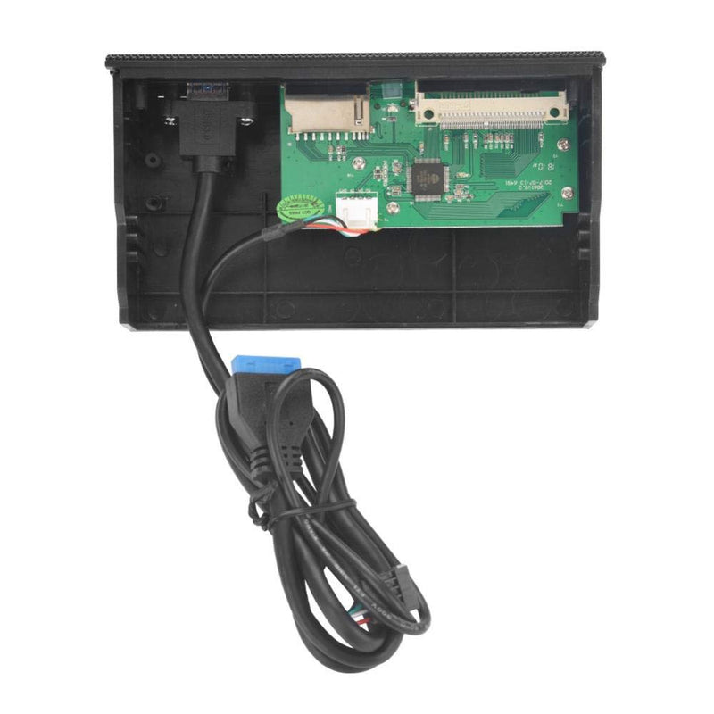 [Australia - AusPower] - 125 5.25inches High Speed Front USB 3.0 Interface, Stability While transferring,PC Internal Card Reader USB 3.0 Port M2 SD MS XD CF TF Card Dashboard Front Panel 
