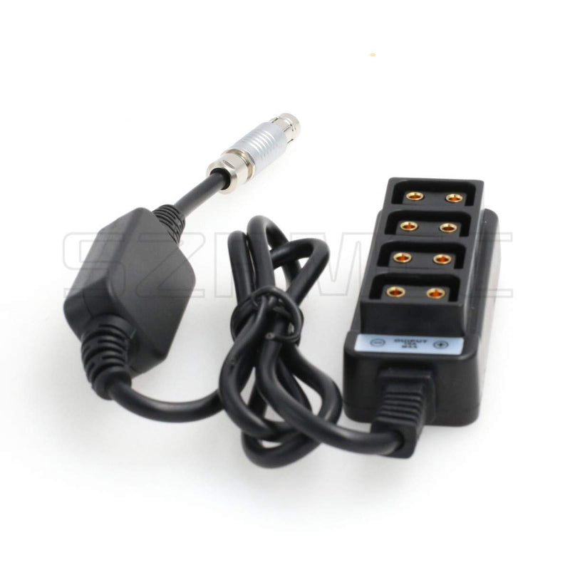 [Australia - AusPower] - SZRMCC Fischer 3 Pin RS of ARRI Alexa Camera 12V Regulated Power Out to 4 Female D-tap Splitter P tap Splitter Cable 