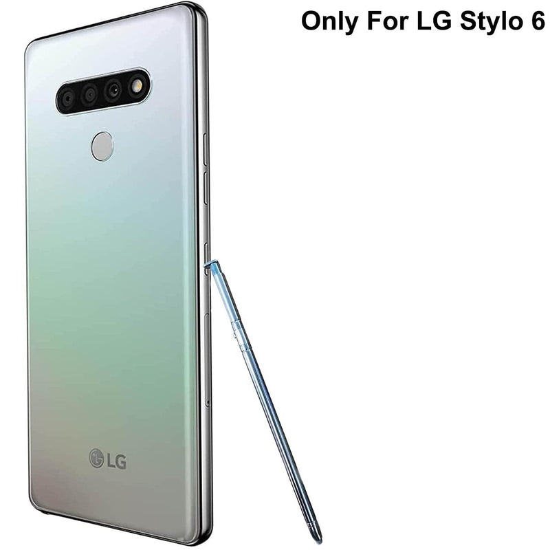 [Australia - AusPower] - 3 Pack LCD Touch Screen Stylus Pen Replacement Parts for LG Stylo 6 ,Stylo 6 Plus ,Boost AT&T TracFone Verizon Xfinity T-Mobile Sprint Cricket (Holographic White ) 
