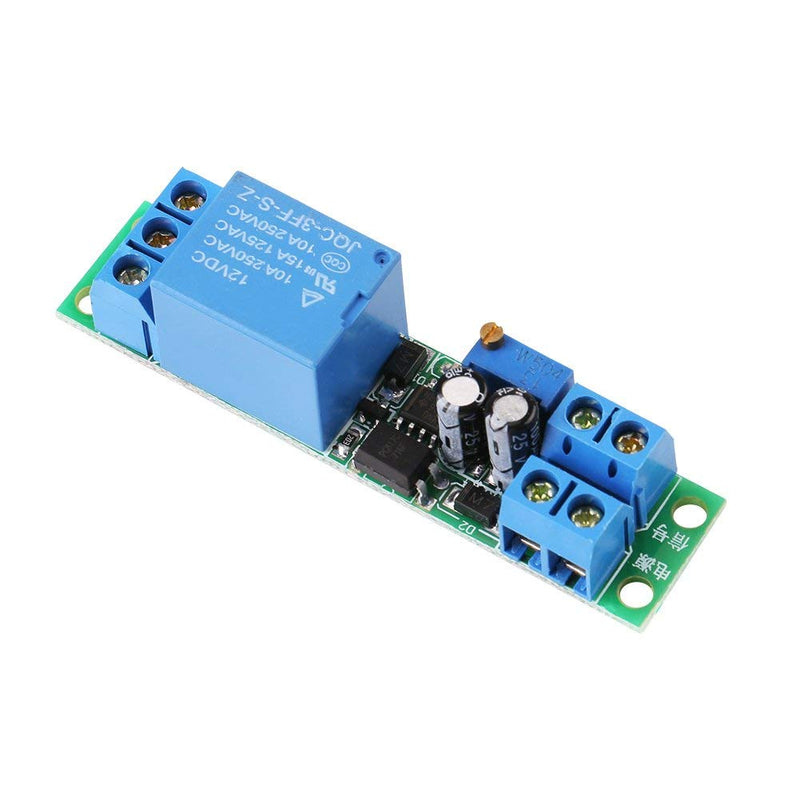 [Australia - AusPower] - DC 12V Delay Relay Module Board 0-25 Second Adjustable Timer Relay Turn On/Turn Off Switch Module with Opto-couplers Isolator 