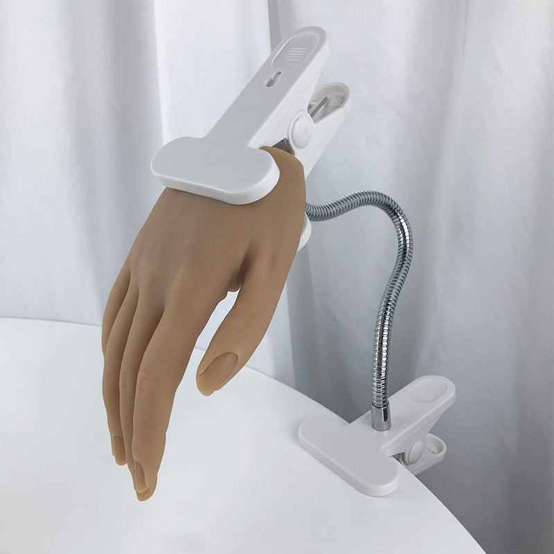 [Australia - AusPower] - Gooseneck Bed Phone Holder Mount Flexible Long Arm Clip Clamp for Desk, Nail Practice Hands Bendy Lazy Bracket Bedside Stand CL04 
