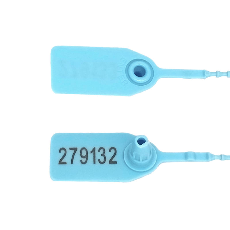 [Australia - AusPower] - REDMOL 100 pcs Security Tags, Anti Tamper Seals Plastic Shipping Cable Tie for Clothing Shoes Handbags Luggage Logistics Transportation Tag (250mm) (Blue) Blue 
