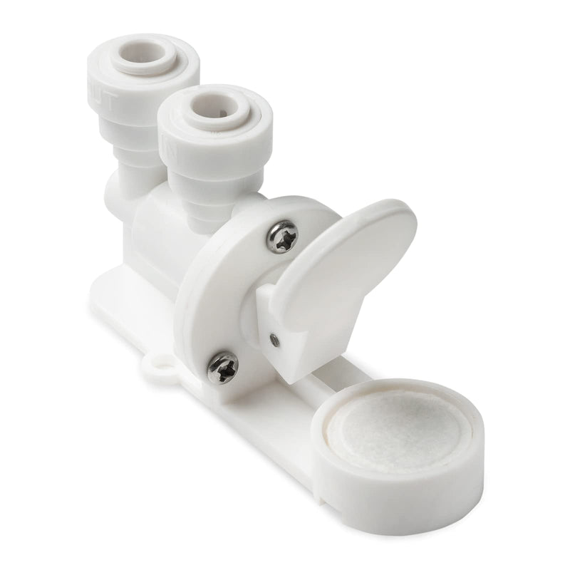 [Australia - AusPower] - iSpring ALS1 Leak Detector and Shut-Off Valve for iSpring Reverse Osmosis and iSpring Under Sink Water Filtration Systems with 1/4” Quick Connect, White 
