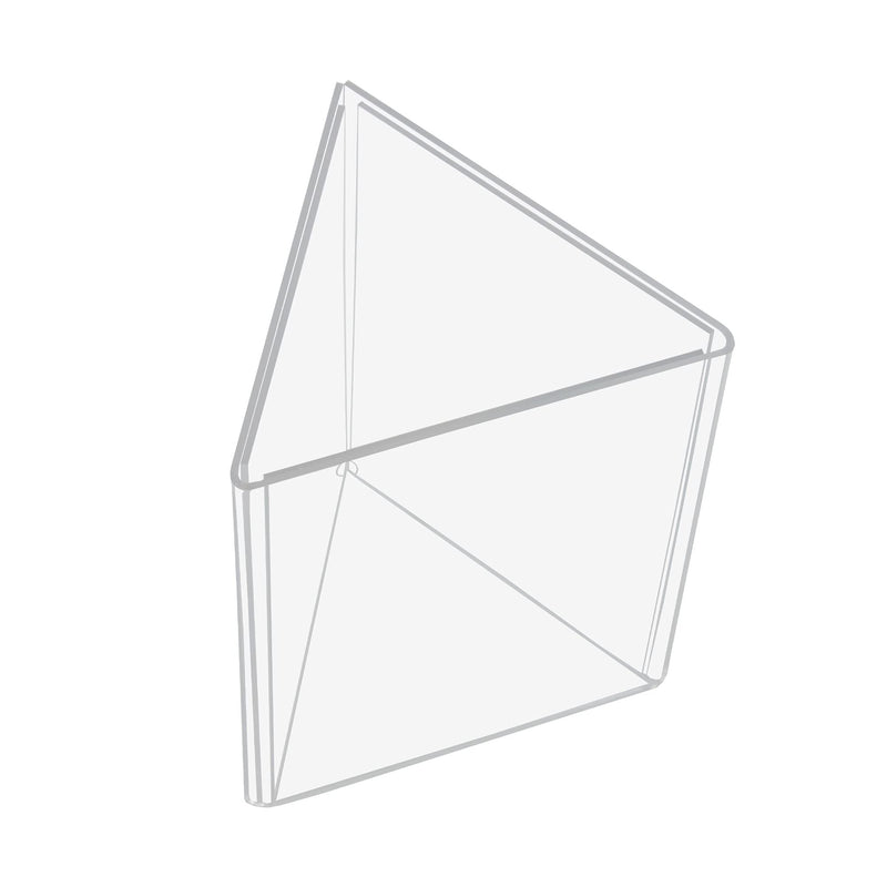 [Australia - AusPower] - Source One Three Panel Sided Acrylic Table Tent Sign Holder Table Top Menu Holder (5x7 Inch) 