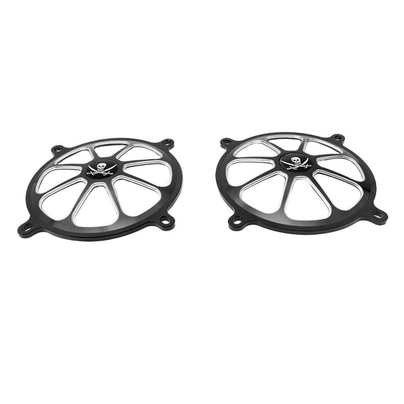 [Australia - AusPower] - GUAIMI Audio Fairing Mount Speaker Grill Cover Compatible with Harley Touring Street Glide FL Trike 1996-2013 (Pirate) 