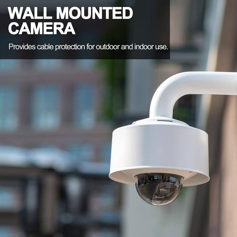 [Australia - AusPower] - V-Fiabilidad Dome Camera J-Type Wall Mount Bracket, 370mm/14.56" Security Camera Mount Universal Camera Wall Mounting Bracket/IP Camera for CCTV Surveillance Camera 