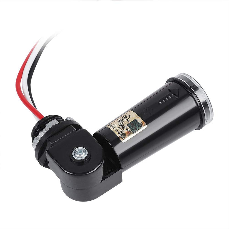 [Australia - AusPower] - Photoelectric Switch Sensor 120V Photocell Dusk to Dawn Button Photo Control Eye Switch Flush Mount 