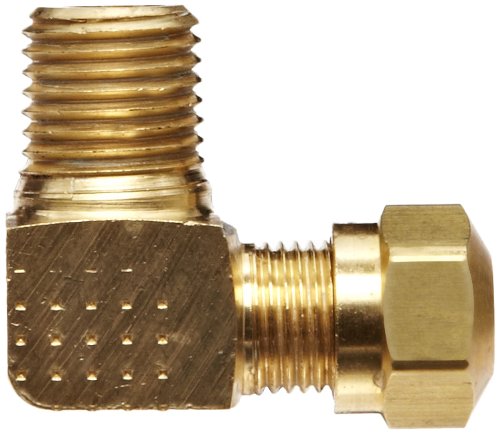 [Australia - AusPower] - EATON Weatherhead 1469X4X4 Air Brake Tubing, 90 Degree Elbow, Male Elbow to Male Pipe Thread, 1/4" Tube OD, 1/4" Male Pipe Thread 