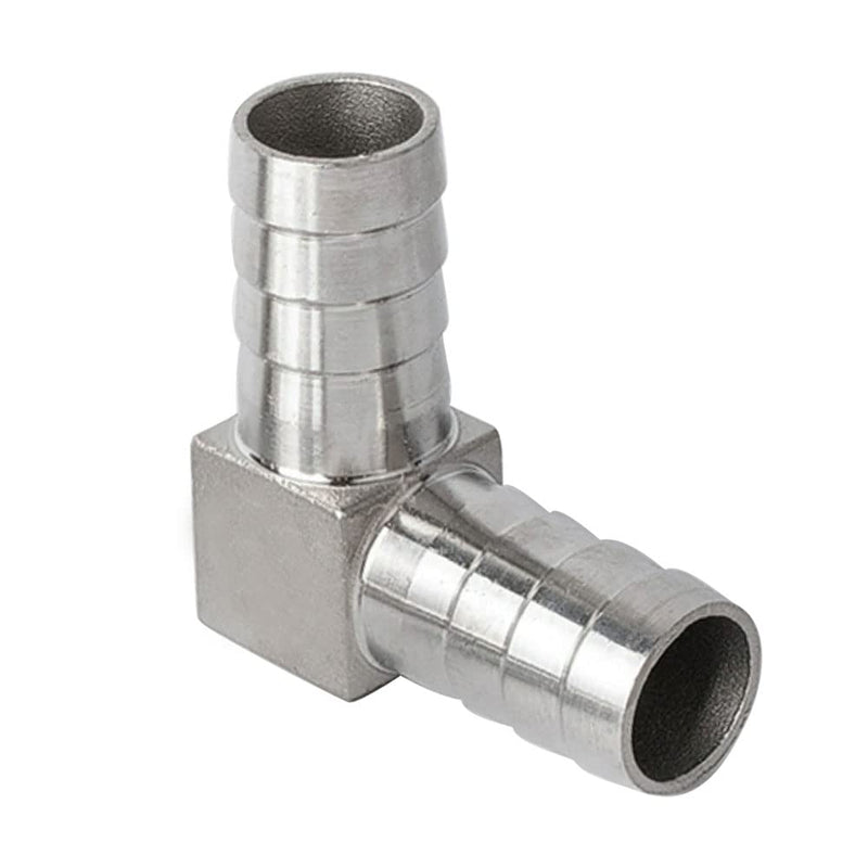 [Australia - AusPower] - Metalwork 304 Stainless Steel Hose Barb Fitting 90 Degree L Right Angle Elbow, 1-1/4" Barbed x 1-1/4" Barbed, Pack of 2 1-1/4" Barb x 1-1/4" Barb 