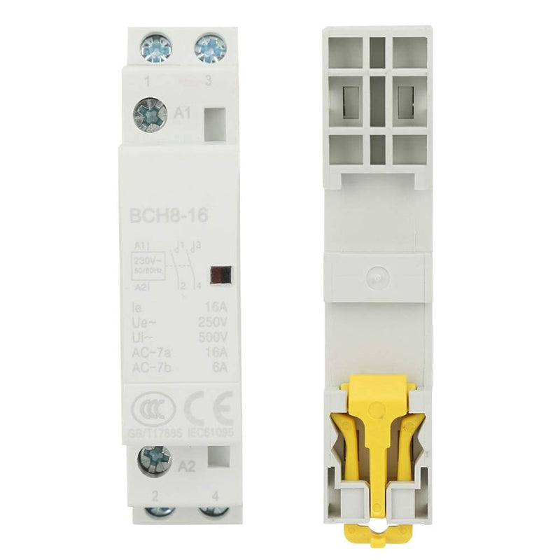 [Australia - AusPower] - Household AC Contactor, 2P 16A 220V/230V 1NO 1NC 50/60HZ DIN Rail Mount Relay for Home Use 