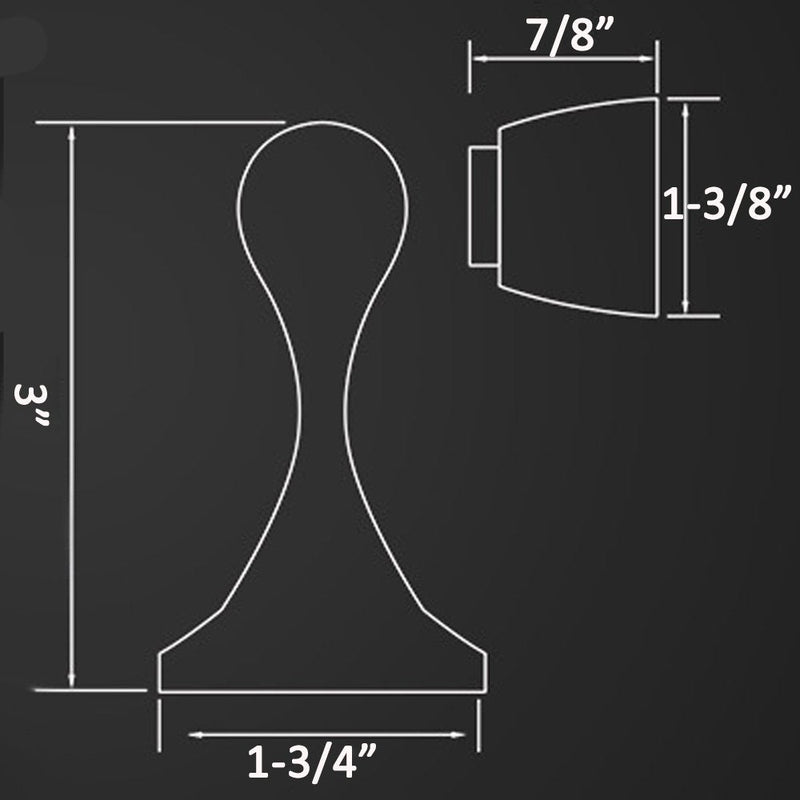 [Australia - AusPower] - Solid Mental Magnetic Door Stop, Wall Mounted, Oil Rubbed Bronze 1 PCS Oil Rubbed Bronze 