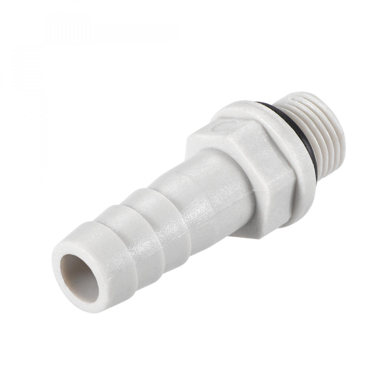 [Australia - AusPower] - uxcell PVC Barb Hose Fitting Connector Adapter 8mm or 5/16" Barbed x G1/8 Male Pipe 20pcs 