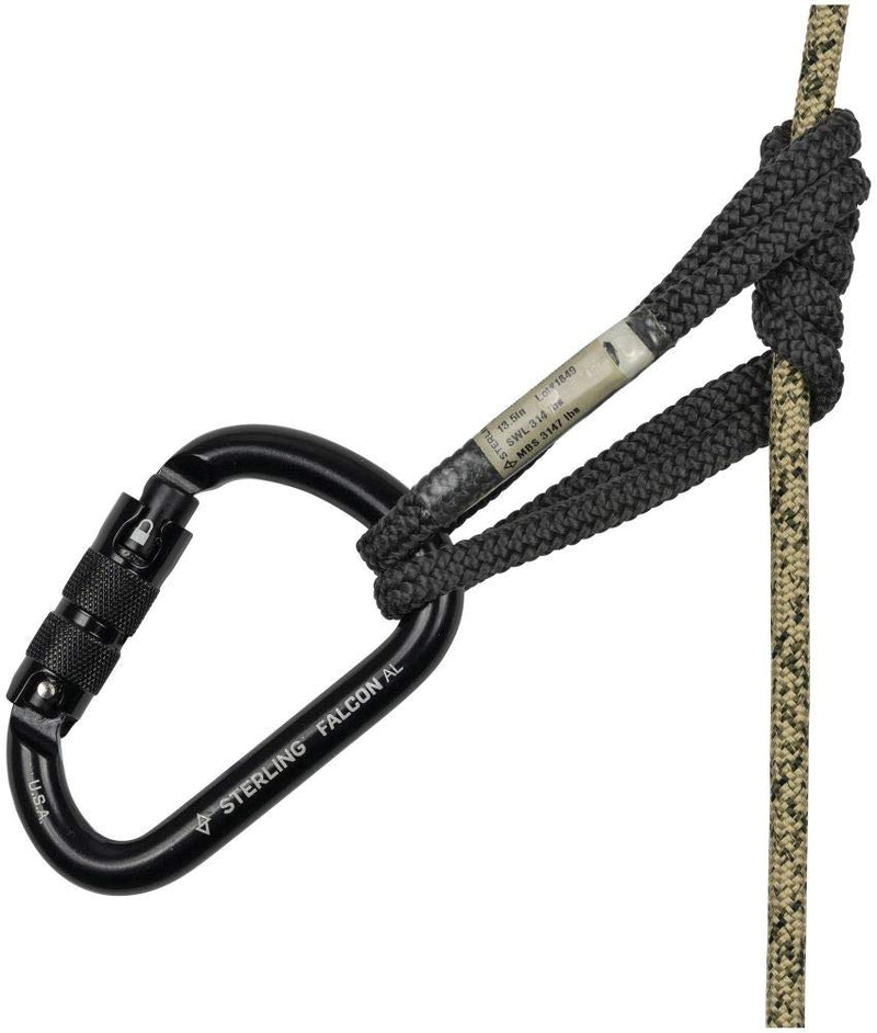 [Australia - AusPower] - Sterling 6.8mm HollowBlock2 Loop - Black 13.5" 