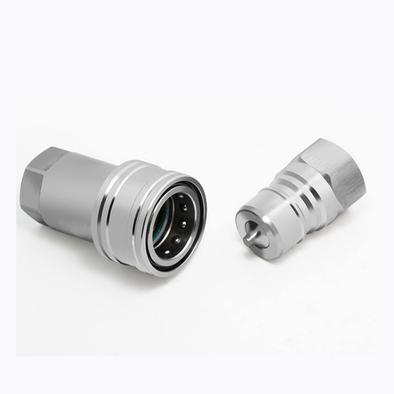 [Australia - AusPower] - Hydraulic Quick Connect Coupler 1/4" NPT,CEKER ISO 7241-A Tractor Couplers Hydraulic Coupling ISO 7241-A 1/4 NPT 