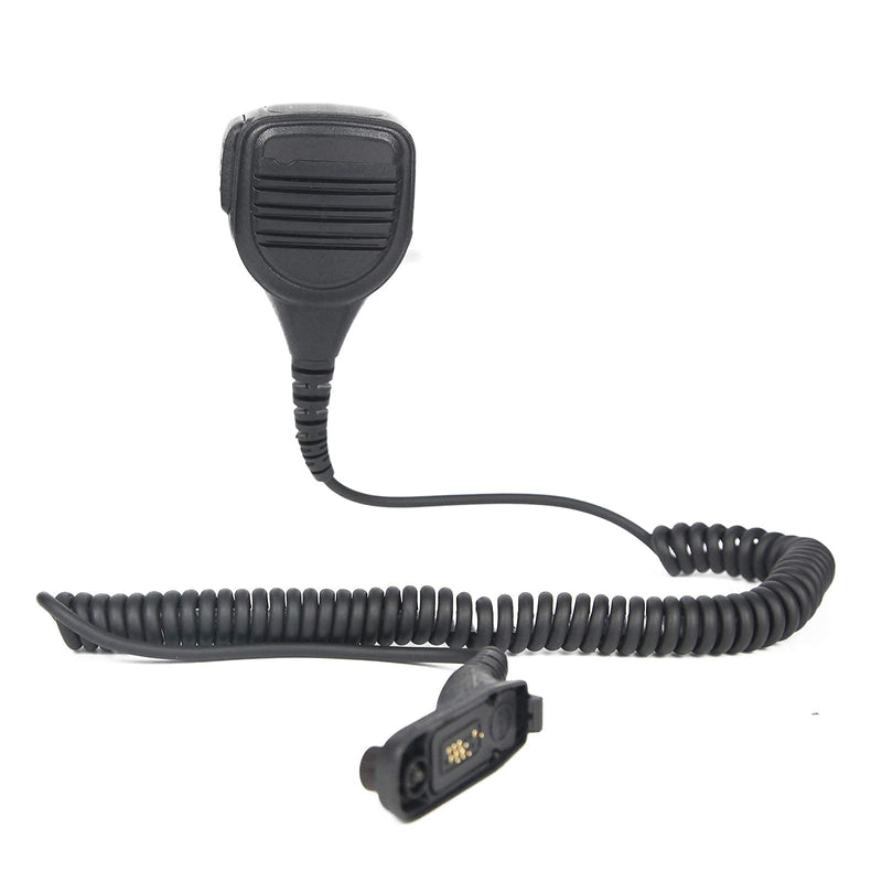 [Australia - AusPower] - WODASEN Shoulder Speaker Microphone for Motorola Radio APX6000 XPR7500e Pogo Pin Head Two Way Walkie Talkie Handheld Remote Speaker Mic with PTT Reinforced Cable 