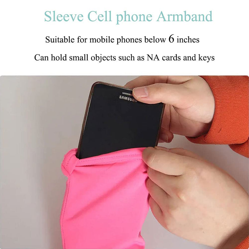 [Australia - AusPower] - Cell Phone Armband for Running, Fitness and Gym Workouts Outdoor Arm Raglan Sleeve Pouch Sport Mobile Holder Fits up to 6" Phone (iPhone, Samsung Galaxy & LG, Google) Black 