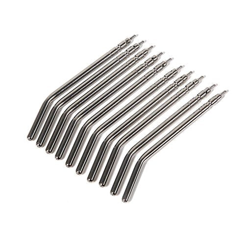 [Australia - AusPower] - BoNew-Oral 50PCS Air Water Spray Syringe Autoclavable Metal Alloy Nozzles/Tips/Tubes 
