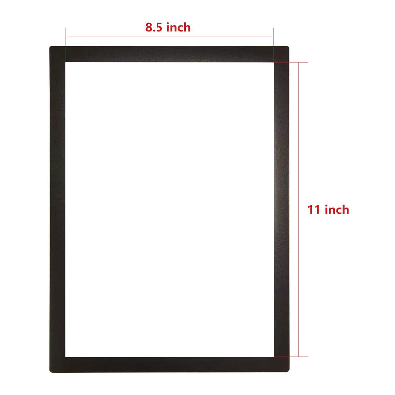 KW2020 Magnetic Sign Holder 8.5x11 in, Double Sided Window Self ...