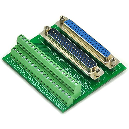 [Australia - AusPower] - Electronics-Salon D-SUB DB37 Male/Female Header Breakout Board, DSUB Terminal Block Connector. 