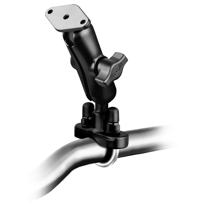 [Australia - AusPower] - RAM Mounts Handlebar U-Bolt Double Ball Mount RAM-B-149ZU with Medium Arm for Rails .5" to 1.25" in Diameter Standard Packaging 