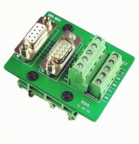 [Australia - AusPower] - Avanexpress DB9 Breakout Connector RS232 Serial 9 Pin Connector Db9 Terminal (Male and Female Adapter) 