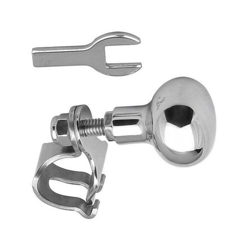 [Australia - AusPower] - FUTURUP AISI 316 Stainless Steel Boat Steering Wheel Knob, Steering Wheel Maneuvering Knob 