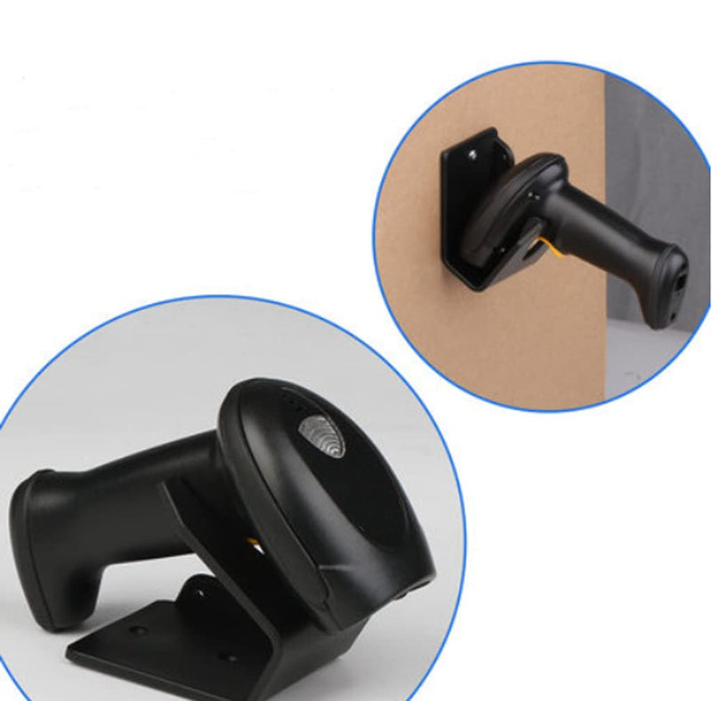 [Australia - AusPower] - Barcode Scanner Holder, Barcode Scanning Bar-Code Reader Holder Rack Bracket Wall Mount Fit for Most Scanner Barcode Scanner Scan Gun Label Reader (A) A 
