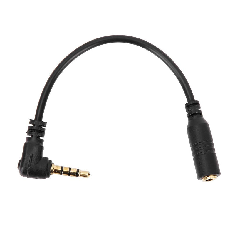 [Australia - AusPower] - DAUERHAFT TRS to TRRS Converter Cable,3.5mm Headphone Connector Line,3.5mm Earphone Headphone Adapter TRS to TRRS Converter Line,for Mobile Phones/Tablets/DSLR Cameras 