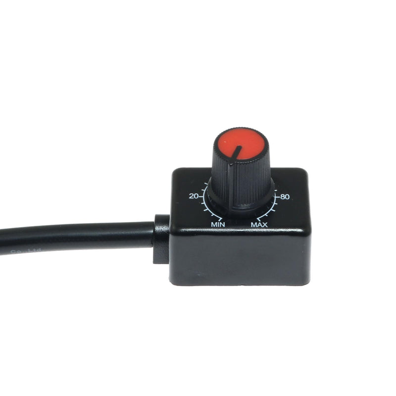 [Australia - AusPower] - Maxmoral Dimmer Switch 0-10V Knob LED Dimmer No Flicker No Noise Mini Switch PWM Dimming Indoor Lighting Spotlight Grow Light Driver for Use with Track Lights Wall Washer Lights 
