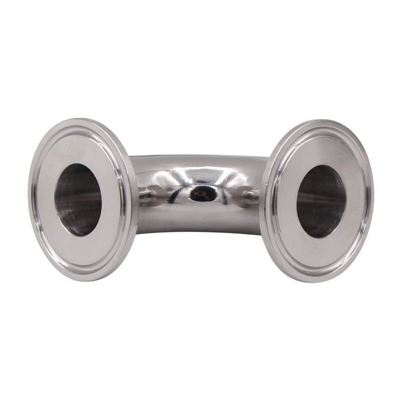 [Australia - AusPower] - DERNORD 1" Tube OD Elbow 90 Degree Sanitary Pipe Fitting SS304 Tri Clamp 1.5 Inch 
