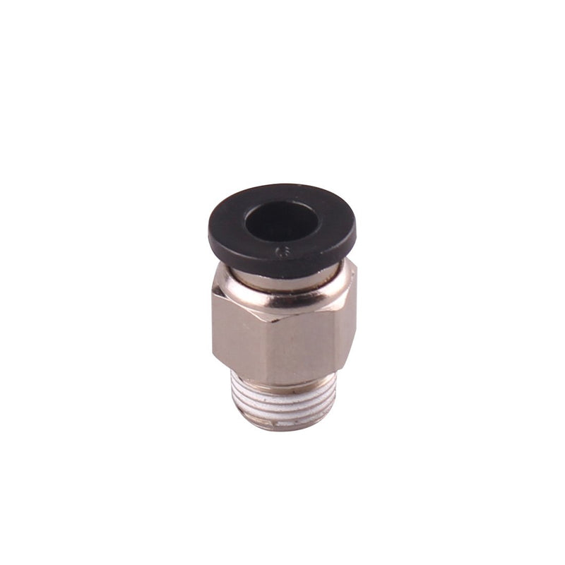 [Australia - AusPower] - 1/8" PT Male Thread 6mm Push in Joint Pneumatic Connector Quick Fittings 12 Pcs Ted Lele (6mm 1/8) 6mm 1/8 