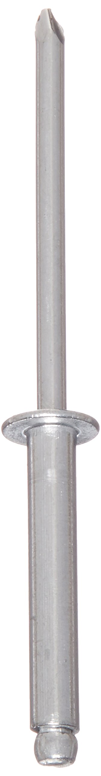 [Australia - AusPower] - Aluminum Blind Rivet, Meets IFI Grade 11, 0.251"-0.375" Grip Range, 1/4" OD, 0.625" Length, #F Drill Size (Pack of 100) 1/4 inches Unknown modifier 0.251 Inches 0.375 Inches 0.625 Inches 