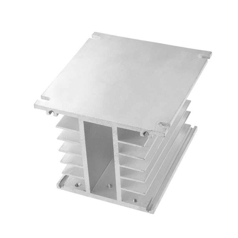 [Australia - AusPower] - uxcell Aluminum Heat Sink SSR Dissipation for Three Phase Solid State Relay 10A-100A 